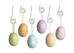 Pier 1 Beaded Egg Ornaments