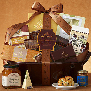 Godiva Chocolate Tea Party Basket