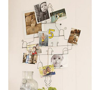 Pottery Barn French Wire Photo Display