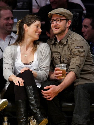 Justin Timberlake and Jessica Biel