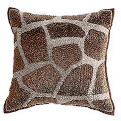 Pier 1 Beaded Giraffe Pillow