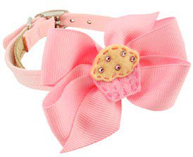 Cute Dog Collars Swarovski My Little Cupcake Collar Pink