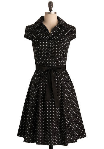 Hepcat Dress in Black Licorice