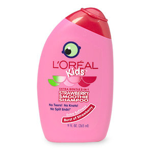 L'Oreal Kids Extra Gentle 2-in-1 Shampoo, Burst of Strawberry