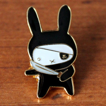 Ninja Pirate Bunny! Pin