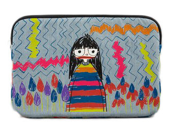 Marc Jacobs “Sketchy Miss Marc” Laptop Case