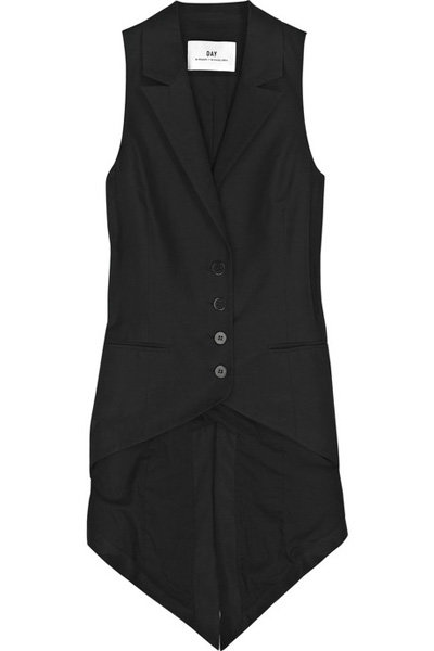 Day Birger Et Mikkelsen Tail-Detail Cotton-Blend Waistcoat