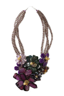 Crop of Purple Necklace