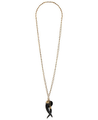 Forever 21 Antiquated Tusk Necklace