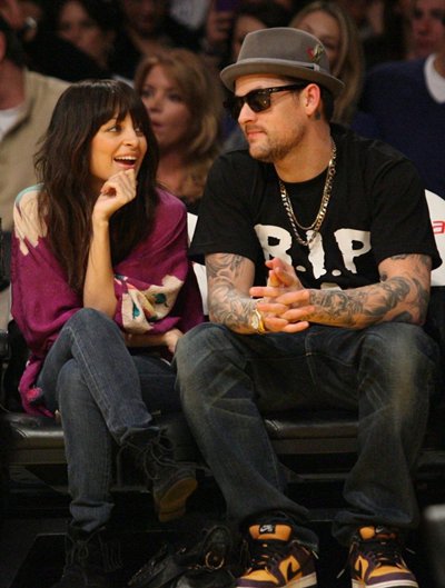 Nicole Richie and Joel Madden