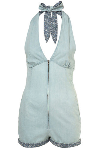 Cotton Halterneck Playsuit