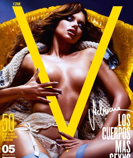 Adriana Lima for V Spain