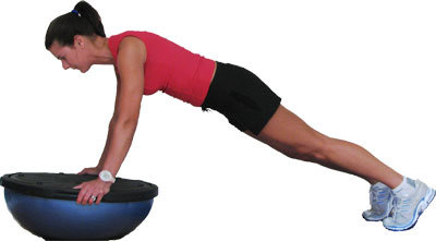 BOSU Ball Pushups