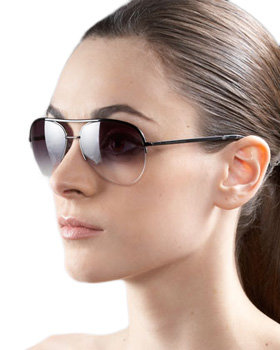 Rimless Aviator Sunglasses