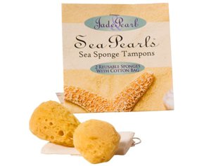 Jade and Pearl Sea Sponge Tampons