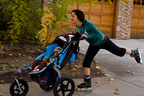 Get a Stroller or a Bike Cart