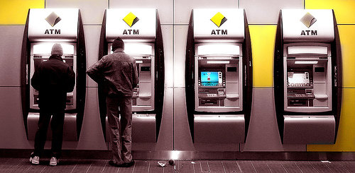 At the Bank and ATM