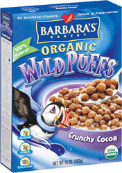 Barbara’s Bakery Crunchy Cocoa Wild Puffs