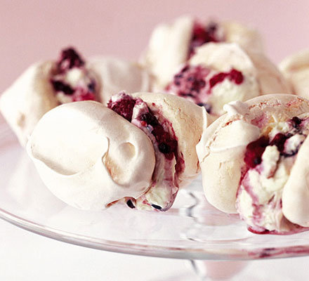 Blush Meringues