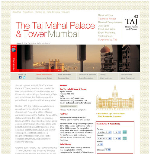 Taj Mahal Palace, Mumbai