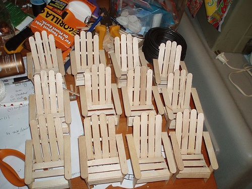 Popsicle Stick Houses