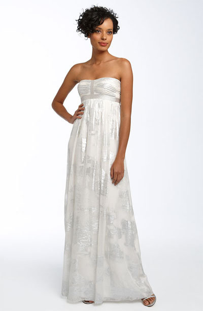 Aidan Mattox Strapless Gown