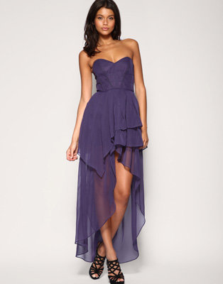 ASOS Asymmetric Corset Maxi