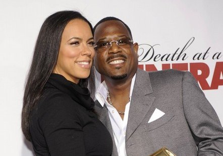 Martin Lawrence and Shamicka Gibbs