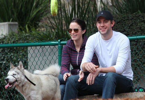 John Krasinski and Emily Blunt