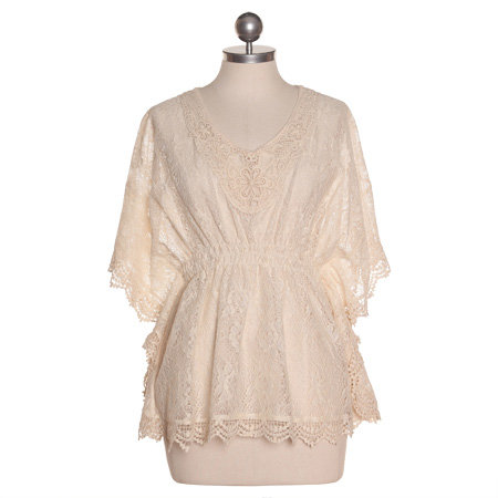 Summer’s Sweetness Lacey Dolman Top