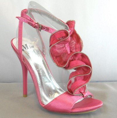 Pink Satin Stiletto