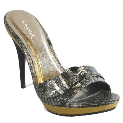 Snakeskin High Heels