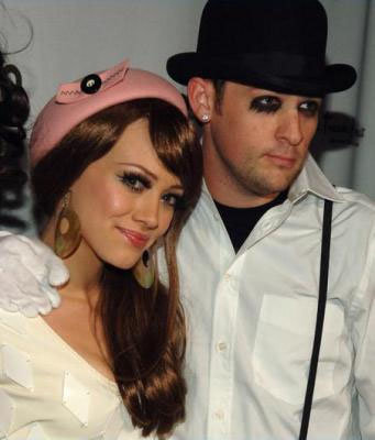 Hilary Duff and Joel Madden