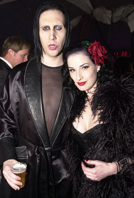 Marilyn Manson and Dita Von Teese