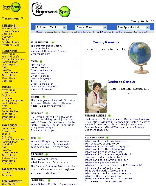 homework website