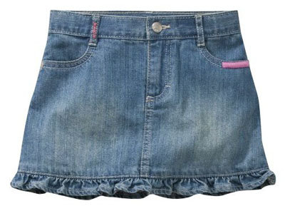 Oshkosh Bleach Jean Skirt