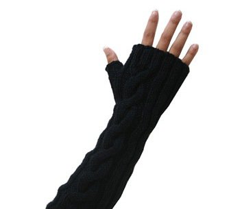 Cable Knit Arm Warmers