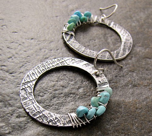 Silver Hoop Earrings