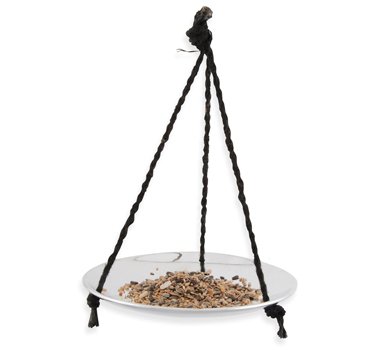 Ceramic Bird Feeder on Rope