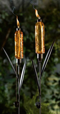 Cattails Garden Lantern