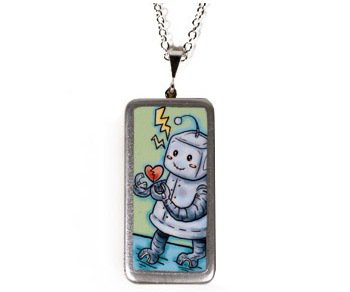 Happy Robot Necklace