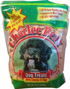 Charlee Bear Dog Treats with Cheese and Egg