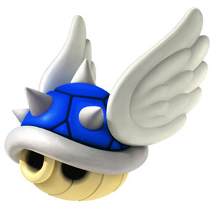 Blue Shell from Mario Kart