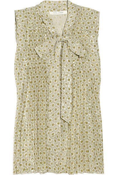 Marc Jacobs Daisy Silk-Blend Blouse