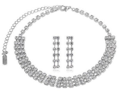 Rhinestone Choker Necklace