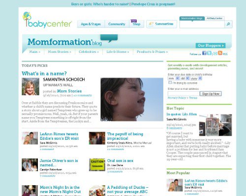 BabyCenter Blogs