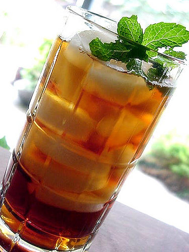 Fresh Mint Iced Tea