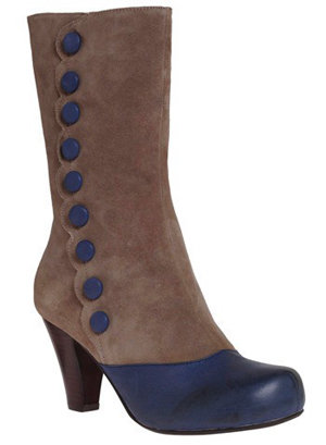 Blue Button Beauty Boot