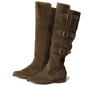 Restricted "Marine" Boot in Olive