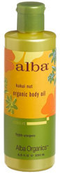 Alba Botanica Kukui Nut Organic Body Oil